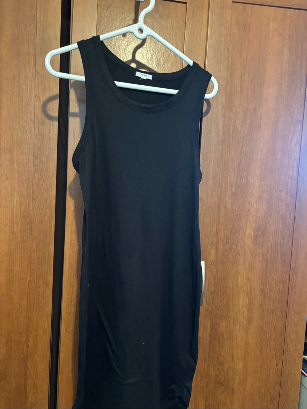 Classic Black Tank Midi Dress